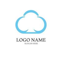 Cloud template vector