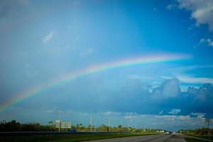 arco iris terminado tamiami sendero foto