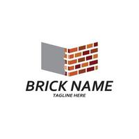 Brick wall icon vector