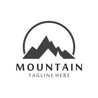 Mountain icon Logo vector