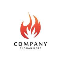 blazing fire, embers, fireball logo and symbol vector image. with template illustration editing.