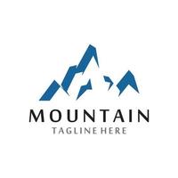 logotipo de icono de montaña vector