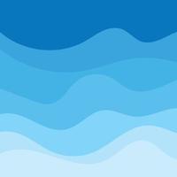 Abstract Water wave design background vector