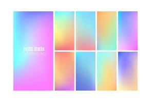 Soft gradient color background. Wallpaper design for mobile app. Vector illustration