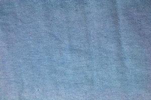 Blue gray fabric texture background. A piece of cotton fabric is carefully laid out on the surface. Textile texture. photo