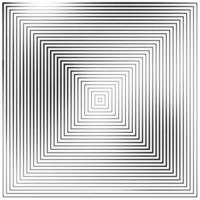 Concentric square background. Silhouette of rectangular shapes. Vector illustration