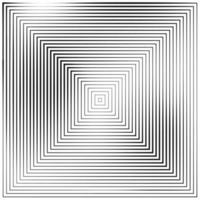 Concentric square background. Silhouette of rectangular shapes. Vector illustration