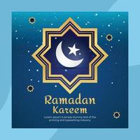 Ramadan sale social media post template, Ramadan Kareem big sale post, and story banner vector