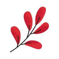 Red Plant Illustration vector