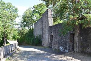 ruin of castle above Ulmen, Eifel photo