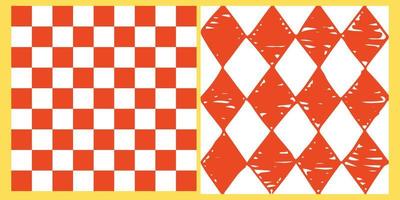 checkered pattern background vector