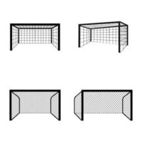 football goal icon vector