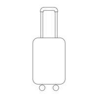 travel suitcase icon vector