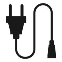 extension cord simple vector icon