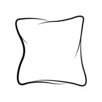 Pillow icon vector