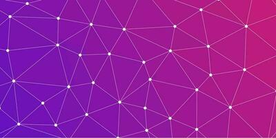 abstract colorful background with triangle shapes and dot lines. vector illustration.