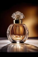 Perfume bottle, created with photo