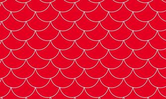red scale background with seamless pattern. geometric style stock vector. vector