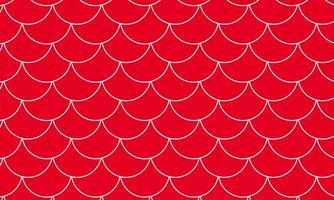 red scale background with seamless pattern. geometric style stock vector. vector