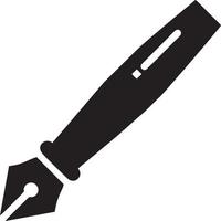 writing pen icon symbol in white background. Illustration of the sign pencil symbol vector image. EPS 10.