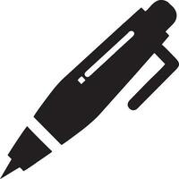 writing pen icon symbol in white background. Illustration of the sign pencil symbol vector image. EPS 10.