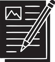 writing pen icon symbol in white background. Illustration of the sign pencil symbol vector image. EPS 10.