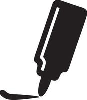 writing pen icon symbol in white background. Illustration of the sign pencil symbol vector image. EPS 10.