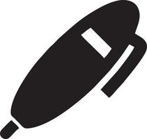 writing pen icon symbol in white background. Illustration of the sign pencil symbol vector image. EPS 10.