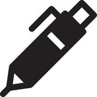 writing pen icon symbol in white background. Illustration of the sign pencil symbol vector image. EPS 10.