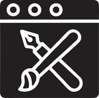 writing pen icon symbol in white background. Illustration of the sign pencil symbol vector image. EPS 10.