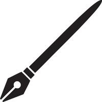 writing pen icon symbol in white background. Illustration of the sign pencil symbol vector image. EPS 10.