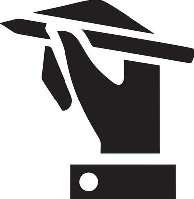 writing pen icon symbol in white background. Illustration of the sign pencil symbol vector image. EPS 10.