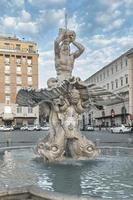 el barberini fuente en Roma foto