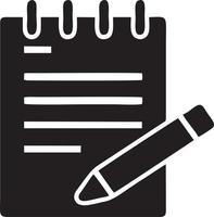 writing pen icon symbol in white background. Illustration of the sign pencil symbol vector image. EPS 10.