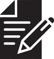 writing pen icon symbol in white background. Illustration of the sign pencil symbol vector image. EPS 10.