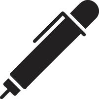 writing pen icon symbol in white background. Illustration of the sign pencil symbol vector image. EPS 10.