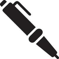 writing pen icon symbol in white background. Illustration of the sign pencil symbol vector image. EPS 10.