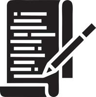 writing pen icon symbol in white background. Illustration of the sign pencil symbol vector image. EPS 10.