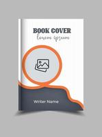 book cover page design vector