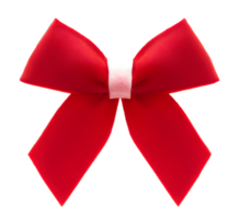 close up of red ribbon bow png