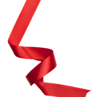 close up of red ribbon png