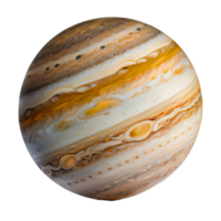Júpiter en un transparente antecedentes png