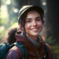 woman advanture people character illustration photo