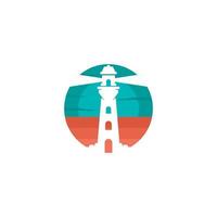 Colorful logo for lighthouse logo lighthouse vector