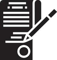 writing pen icon symbol in white background. Illustration of the sign pencil symbol vector image. EPS 10.