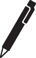 writing pen icon symbol in white background. Illustration of the sign pencil symbol vector image. EPS 10.