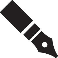 writing pen icon symbol in white background. Illustration of the sign pencil symbol vector image. EPS 10.