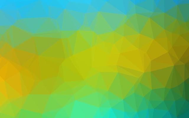Light Blue, Yellow vector low poly layout.