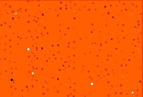 Light Orange vector texture in poly style with circles, cubes.