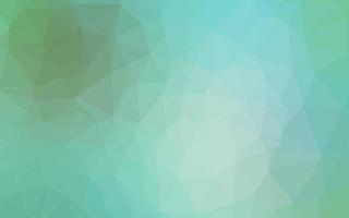 Light Green vector polygonal template.